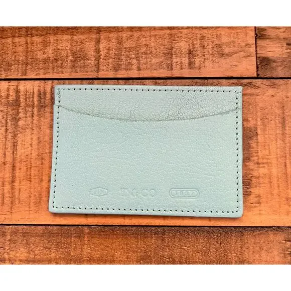 Tiffany & Co Leather Card Case in Tiffany Blue - Picture 2 of 7